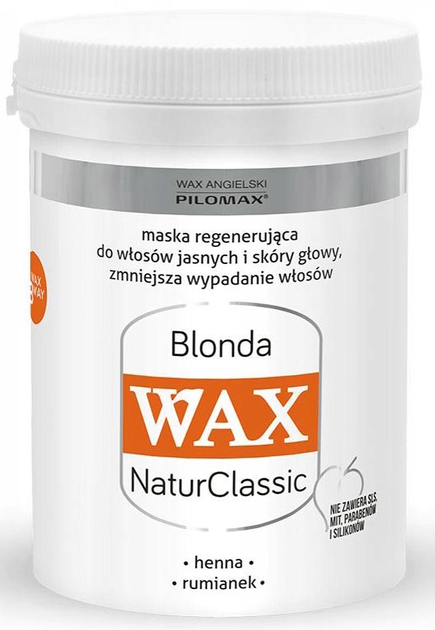Maska do włosów Pilomax Natur Classic Wax Blonda 480 ml (5906948846913) - obraz 1