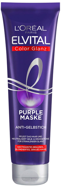 Maska do włosów L'Oreal Paris Elseve Color Vive Purple Mask 150 ml (3600523682874) - obraz 1