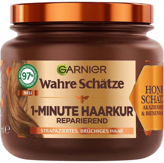Maska do włosów Garnier Botanic Therapy Honey Treasure Hair Remedy 340 ml (3600542509428) - obraz 1