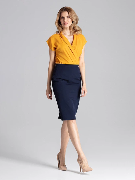 Спідниця жіноча Figl M658 XL Темно-синя (5902194364201) - зображення 4