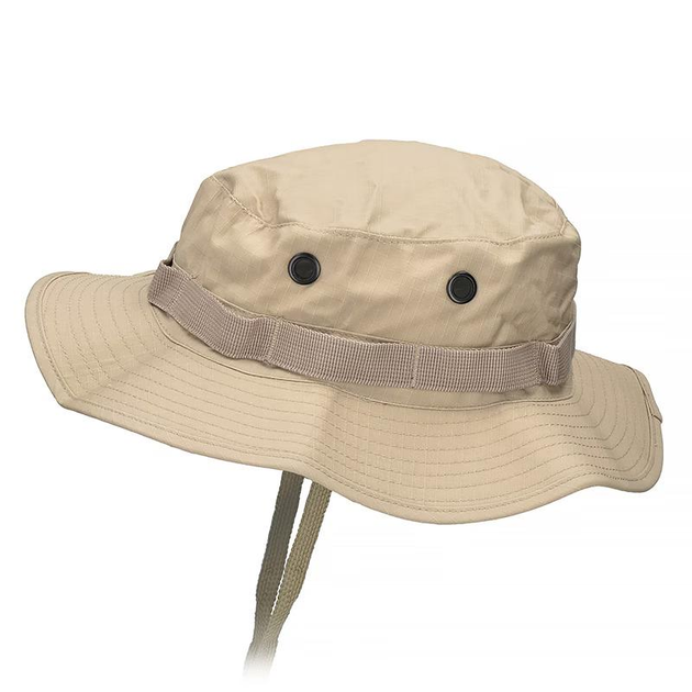 Панама тактична MIL-TEC US GI Boonie Hat Khaki Хакі, XL - зображення 2
