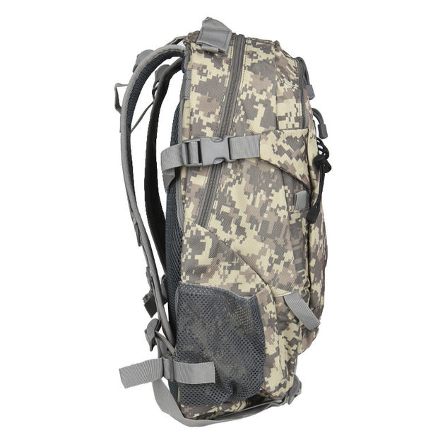 Рюкзак тактичний AOKALI Outdoor A57 36-55L (Camouflage ACU) камуфляжний військовий із сіткою для води - зображення 2