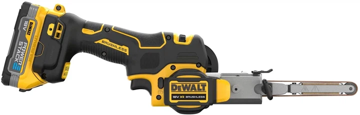 Напильник ленточный аккумуляторный бесщеточный DeWalt DCM200E2T - Фото 4 Напильник ленточный аккумуляторный бесщеточный DeWalt DCM200E2T - изображение 4