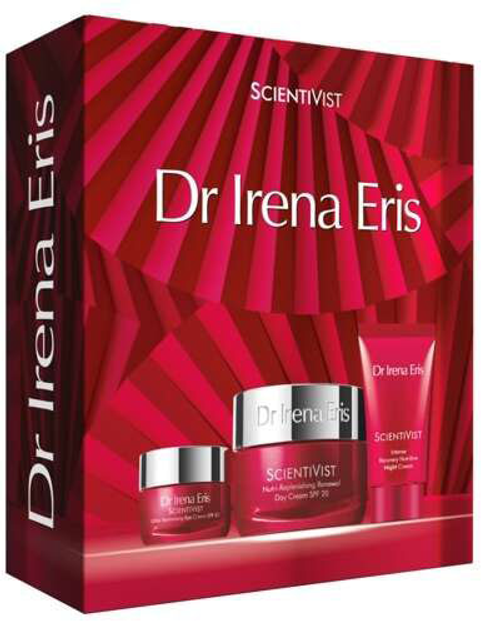 Набір для догляду за обличчям Dr. Irena Eris Scientivist Денний крем SPF 20 50 мл + Нічний крем 30 мл + Крем для шкіри навколо очей SPF 20 15 мл (5900717015777) - зображення 1