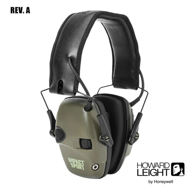 Активні захисні навушники Howard Leight Impact Sport R-01526 Olive - зображення 1