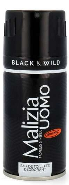 Dezodorant Malizia Uomo Black & Wild 150 ml (8003510023226) - obraz 1