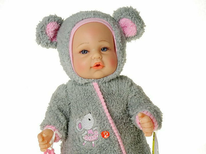 Lalka bobas Adar In a Gray Jumpsuit Śpiewa i mówi po polsku 40 cm (5901271564985) - obraz 3