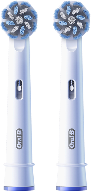 Końcówki do szczoteczki elektrycznej Oral-B Pro Sensitive Clean, 2 szt. białe (8006540847923) - obraz 3