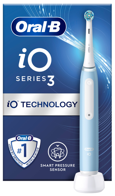 Електрична зубна щітка Oral-b Braun iO 3 Blue (8006540731321) - зображення 1