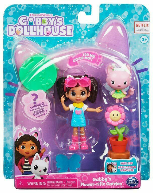 Zestaw figurek Spin Master Gabby's Dollhouse Gabbys Flower-rific Garden (0778988374214) - obraz 1