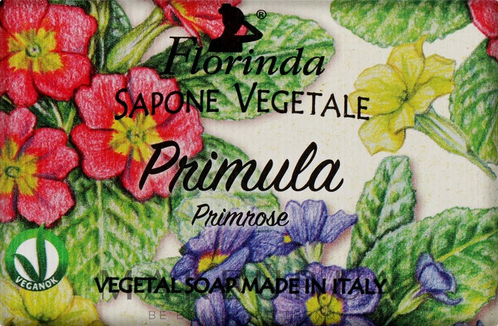 Мыло натуральное "Примула" - Florinda Primrose Vegetal Soap 50g (1172089-31104042) - изображение 3