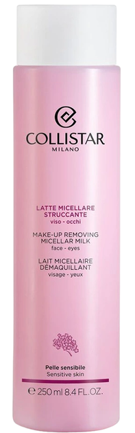 Молочко для зняття макіяжу Collistar Face Care Make-Up Removing Micellar Milk 250 мл (8015150219297) - зображення 1
