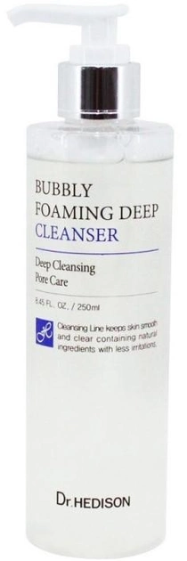 Пінка для вмивання обличчя Dr.Hedison Bubbly Foaming Deep Cleanser 250 мл (8809648490967) - зображення 1