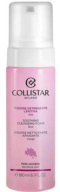 Pianka do mycia twarzy Collistar Soothing Cleansing Foam 180 ml (8015150219303) - obraz 1