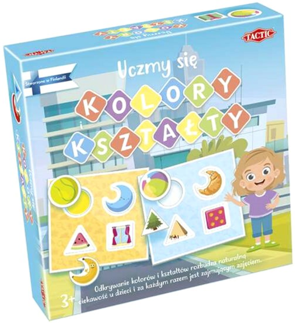 Gra edukacyjna Tactic Learning kolory i kształty (6416739582221) - obraz 1