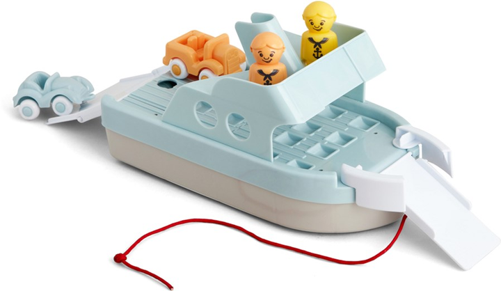 Łódka Viking Toys Ecoline Jumbo z 2 samochodzikami i 2 figurkami (7317672010989) - obraz 1