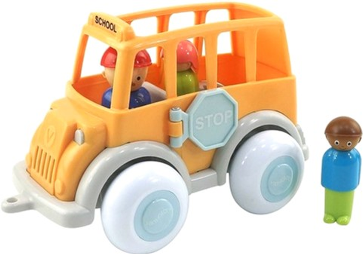 Autobus szkolny Viking Toys Ecoline z figurkami (7317672012365) - obraz 1