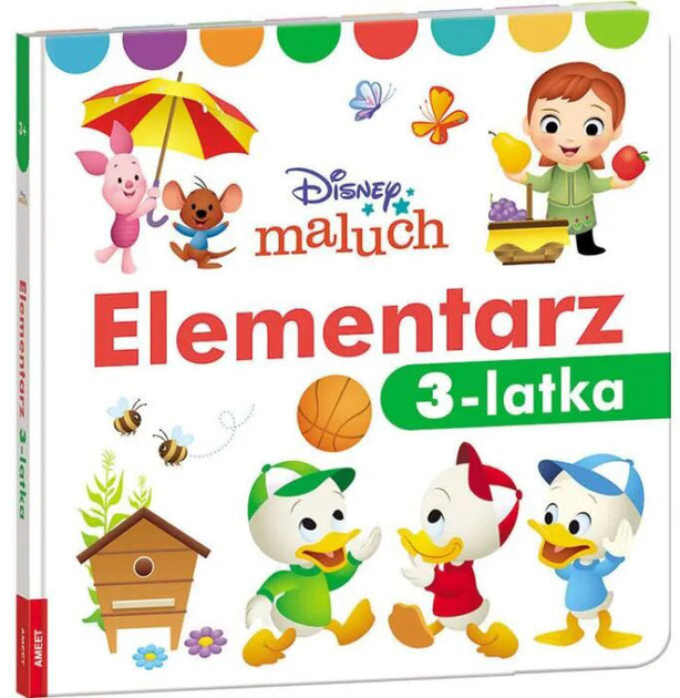 Дитяча книжка Ameet Буквар для 3-річних Disney Малюк (9788325337483) - зображення 1