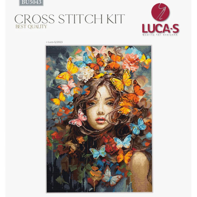 Набор для вышивания крестиком, Luca-S, Магия бабочек (BU5043) – фото ...