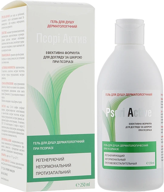 Гель для душу дерматологічний - Psori Active 250ml (976718-45627) - Фото 2 Гель для душу дерматологічний - Psori Active 250ml (976718-45627) - изображение 2