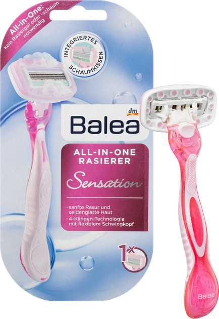 Бритва жіноча Balea All-in-One Sensation (4058172631887) - зображення 1