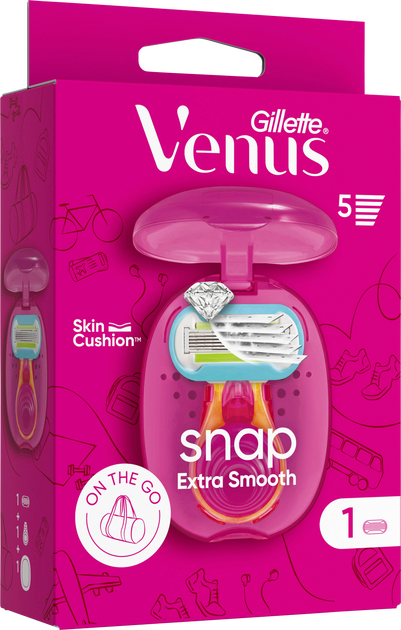 Maszynka do golenia dla kobiet Gillette Venus Snap Extra Smooth (8001090592385) - obraz 2