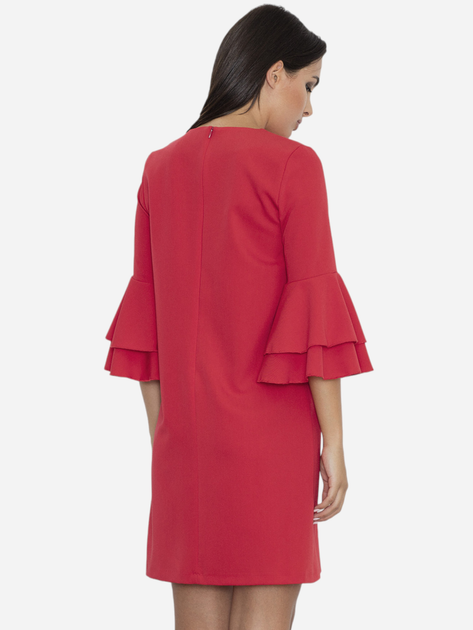 Плаття коротке літнє жіноче Figl M564 XL Червоне (5902194339810) - зображення 2