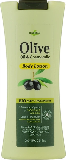 Молочко для тіла з екстрактом ромашки - Madis HerbOlive Body Lotion Chamomile 200ml (1134813-101155) - Фото 1 Молочко для тіла з екстрактом ромашки - Madis HerbOlive Body Lotion Chamomile 200ml (1134813-101155) - изображение 1