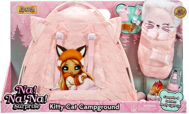 Zestaw do zabawy MGA Entertainment Na! Na! Na! Surprise Kitty Cat Camping 579458EUC (0035051579458) - obraz 1