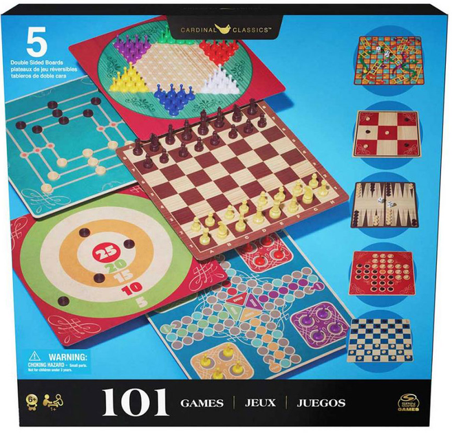Zestaw gier klasycznych Spin Master 101 Gra (6065340) (778988436578) - obraz 3