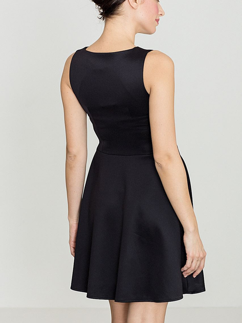 Плаття коротке літнє жіноче Lenitif K098 M Чорне (5902194313988) - зображення 2