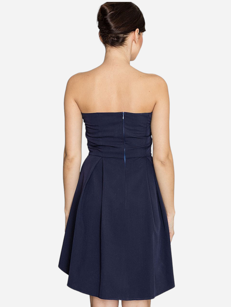 Плаття коротке літнє жіноче Lenitif K368 XL Темно-синє (5902194330053) - зображення 2