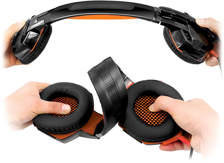 Наушники Real-El GDX-7700 Surround 7.1 Black-orange (EL124100016) - изображение 8
