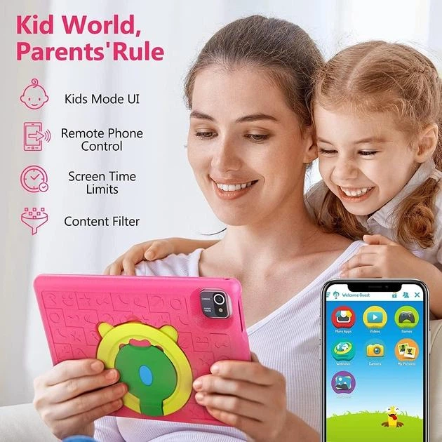 Планшет 10" Smart Life MB1001 2/32GB 6000 mAh Android 11 + Чехол Pink - изображение 8