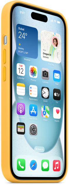 Панель Apple MagSafe Silicone Case для Apple iPhone 15 Sunshine (MWNA3) - зображення 6