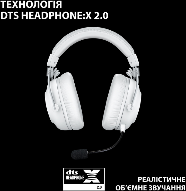 Słuchawki Logitech G Pro X 2 Lightspeed Wireless White (981-001269) - obraz 8