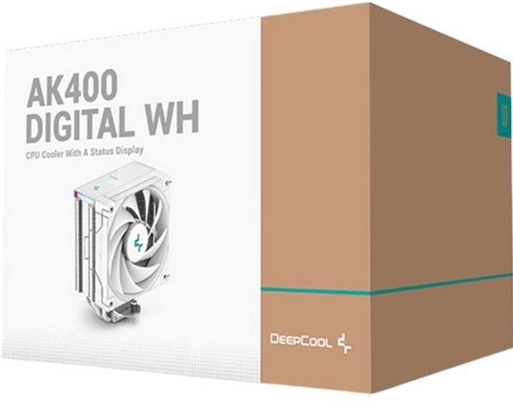 Кулер Deepcool AK400 Digital White (R-AK400-WHADMN-G) - зображення 10