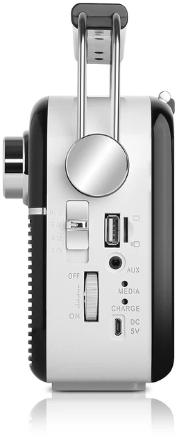 Портативний радіоприймач Real-El X-545 Чорний (EL121800005) – фото