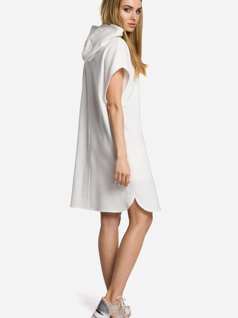 Плаття міді літнє жіноче Made Of Emotion M368 2XL-3XL Екрю (5903068406959) - зображення 2