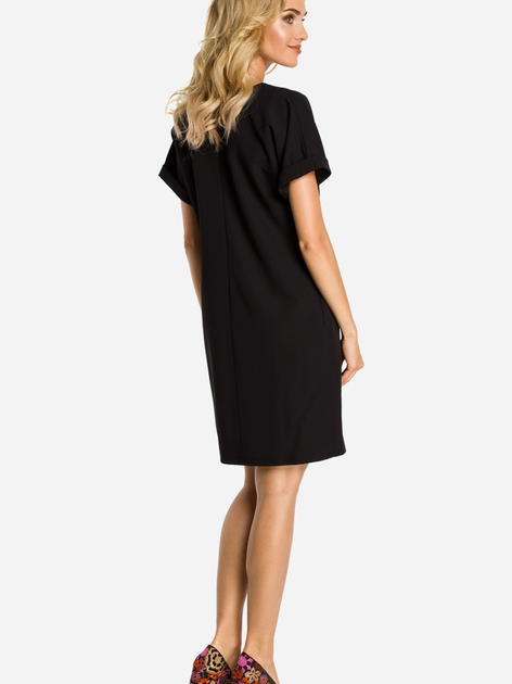 Плаття-футболка коротке літнє жіноче Made Of Emotion M337 S Чорне (5902041197167) - зображення 2