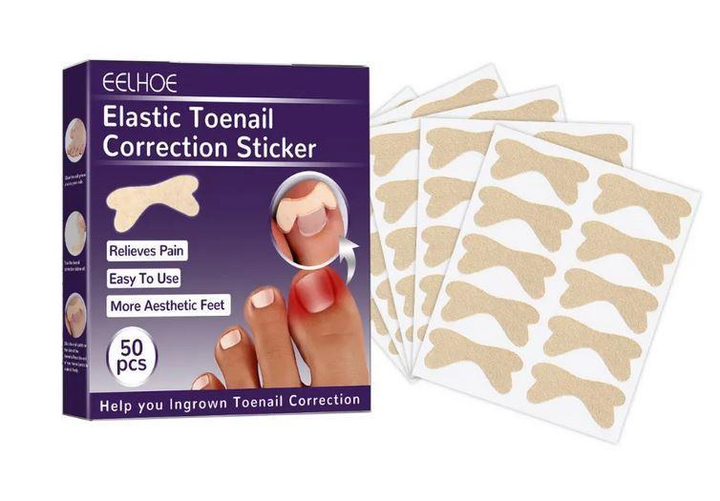Набір пластирів для нігтів Elastic Toenail Correction Sticker (50 шт) - зображення 1