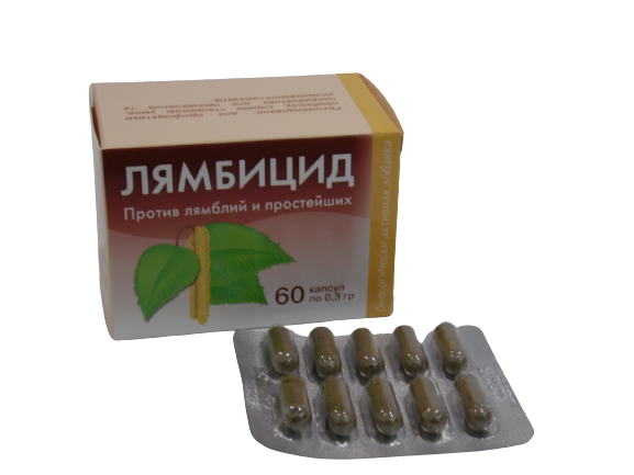 Лямбицид против лямблий Приморський край 60 капсул - изображение 3