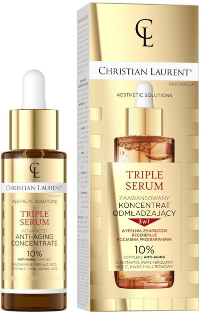 Концентрат для обличчя Christian Laurent Triple Serum омолоджуючий 30 мл (5903416058588) - зображення 1