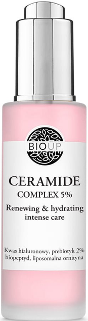 Serum do twarzy Bioup Ceramide Complex 5% Renewing Hydrating Care z ceramidami, prebiotykami i kwasem hialuronowym 30 ml (5907642731406) - obraz 1