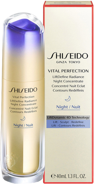 Serum do twarzy Shiseido Vital Perfection Lift Define Night Serum na noc 40 ml (729238218260) - obraz 1