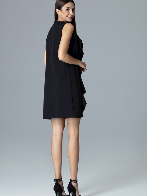 Плаття коротке літнє жіноче Figl M622 S Чорне (5902194357005) - зображення 2