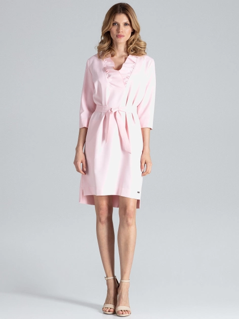 Плаття коротке літнє жіноче Figl M644 XL Рожеве (5902194362160) - зображення 1
