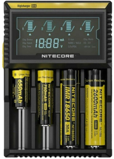Зарядное устройство Nitecore Digicharger D4 (6952506491223) – фото ...