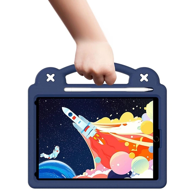 Чехол детский STR EVA с подставкой для Apple New iPad 2017 (9.7 дюймов) Dark Blue - Фото 5 Чехол детский STR EVA с подставкой для Apple New iPad 2017 (9.7 дюймов) Dark Blue - изображение 5