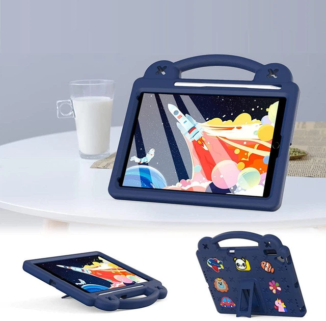 Чехол детский STR EVA с подставкой для Apple New iPad 2017 (9.7 дюймов) Dark Blue - Фото 6 Чехол детский STR EVA с подставкой для Apple New iPad 2017 (9.7 дюймов) Dark Blue - изображение 6